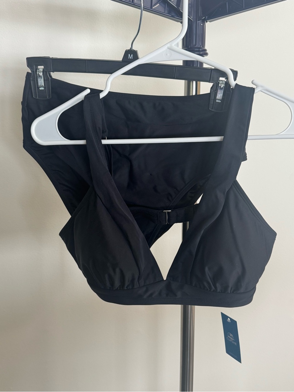 Cupshe Black High-Waist Bikini